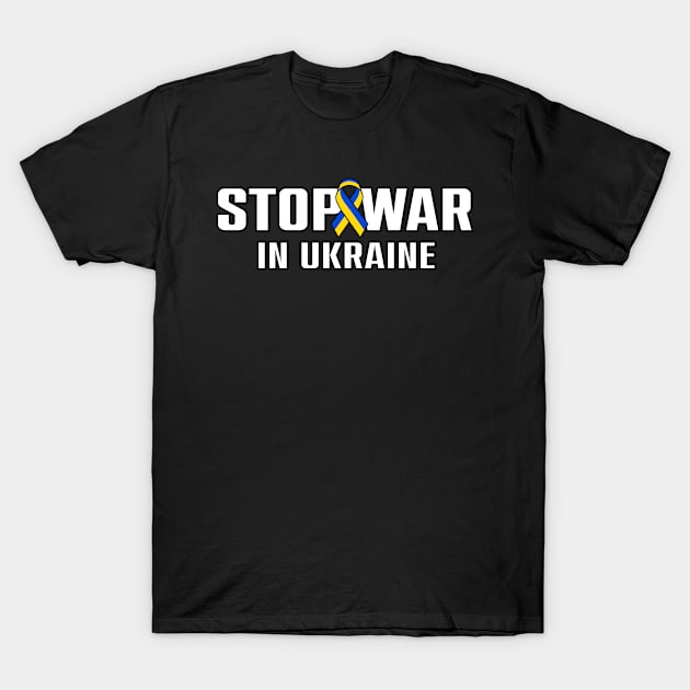 stop war in Ukraine T-Shirt by lounesartdessin